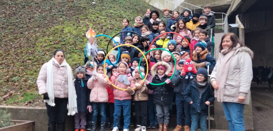La flamme Olympique à l’école !