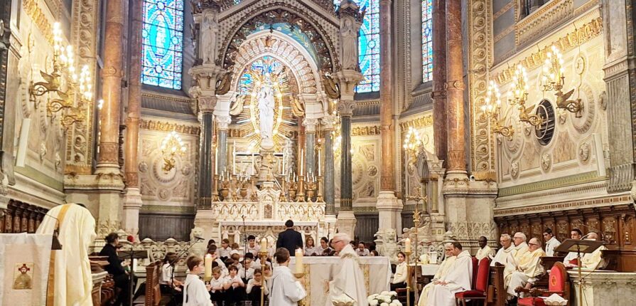 150 ans de la mort du Père Colin : une belle communion mariste à Fourvière 150 ans de la mort du Père Colin : une belle communion mariste à Fourvière