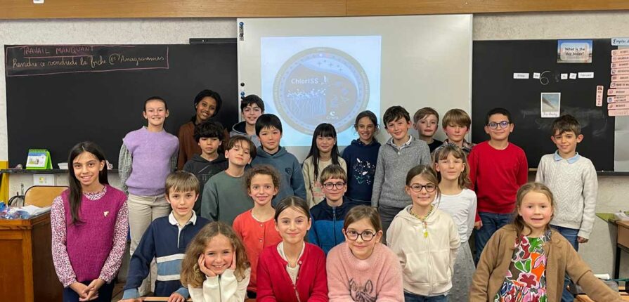 La classe de 8e2 de Lyon participe à une expérience spatiale avec l’ISS et Sophie Adenot