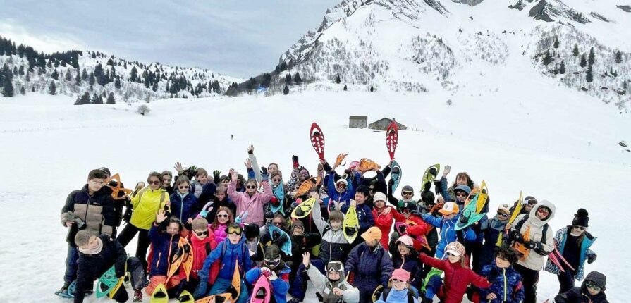 Nos classes de 8ème 1 et 2 en classe de neige !