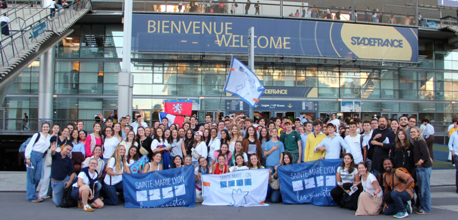 120 lycéens de Sainte-Marie Lyon à Paris pour rencontrer le Pape